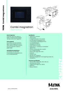 Product informatie ETNA magnetron inbouw CM232ZT