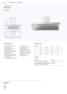 Product informatie ILVE afzuigkap wand AGQ120 SS