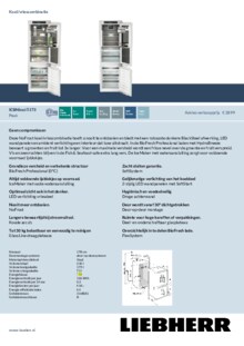 Product informatie LIEBHERR koelkast inbouw ICBNbsci 5173 22