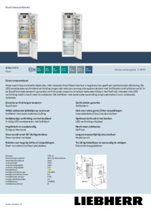 Product informatie LIEBHERR koelkast inbouw ICNci 5173 22