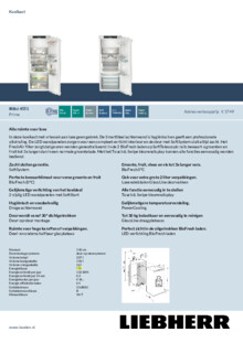 Product informatie LIEBHERR koelkast inbouw IRBci 4551 22