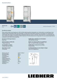 Product informatie LIEBHERR koelkast rvs SRsde 5230 20