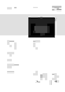 Product informatie PELGRIM combi magnetron inbouw OM140GLS
