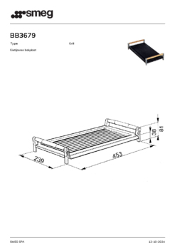 Product informatie SMEG grillplaat gietijzer BB3679