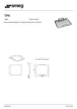 Product informatie SMEG teppan yaki bakplaat TPK