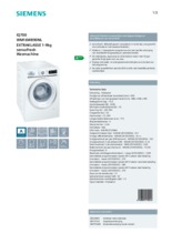interview Weerkaatsing Honger WM16W890NL Siemens wasmachine, 9 kg. en 1600 toeren